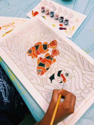 Summer Art Workshop 2019 - batik painting