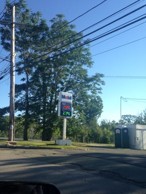 West Roxbury Mobil -- 1465 VFW Parkway, West Roxbury                    Sign