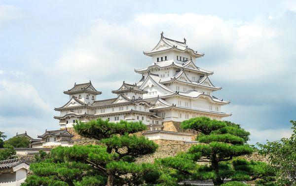 Osaka Castle in Japan, built in the 16th century