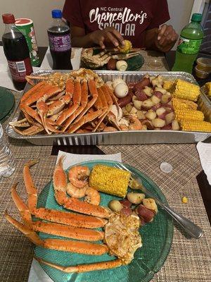 Seafood Feast from Maya's Crab Shack