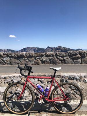 Inaugural ride at Crater Lake!