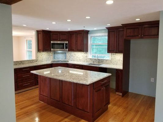 Kitchen remodel completed.