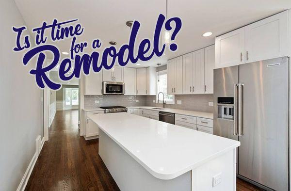 We have all the time in the world for a good remodel!  We can help create your dream home!