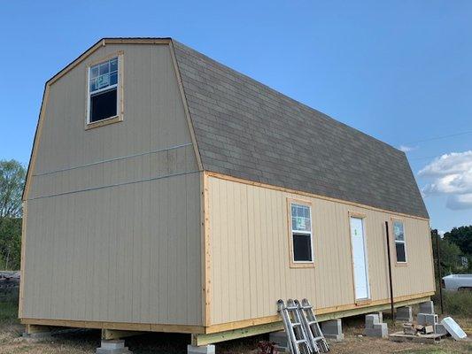 Large 16x40 Storage building with full loft.