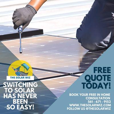 Free In-Home Solar Panel Installation Consultations  Palm Beach County, Florida