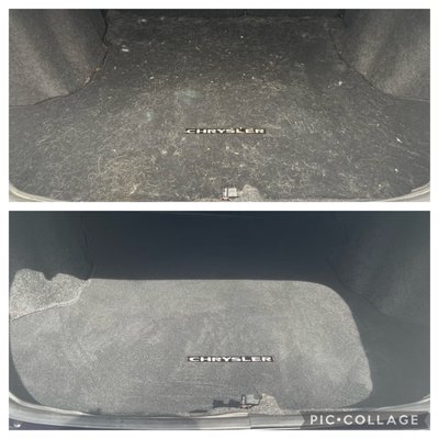 Before and after trunk