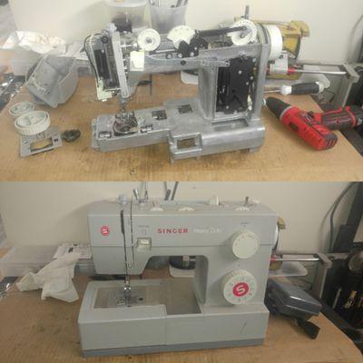 Expert sewing machine servicing.