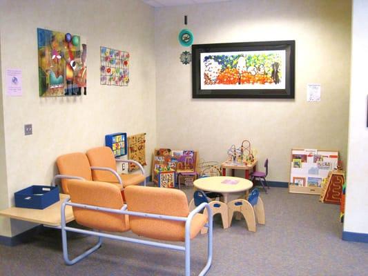 Kids' waiting room.