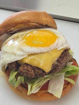 Breakfast burger