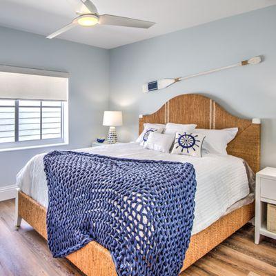 Guest bedroom at The Tides at Vaca Cut in Marathon, Florida.