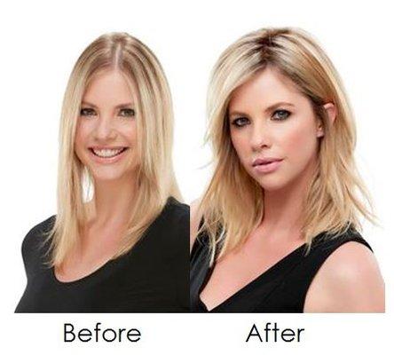 Toppers are all the rage in the hair thinning / loss industry.  Quick and easy way to add volume to your hair.