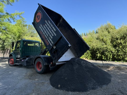 Sonoma County Soils delivery of material requested