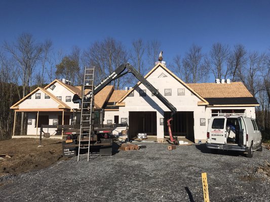 New roof 45 Sq ready for tomorrow!!!10-27-2017