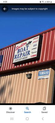 Picture of his repair shop.