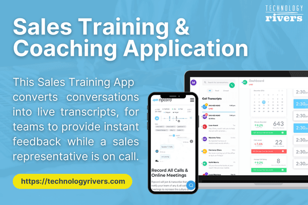 This web-based application improves the productivity of sales firms by adding coaching and training to their processes.