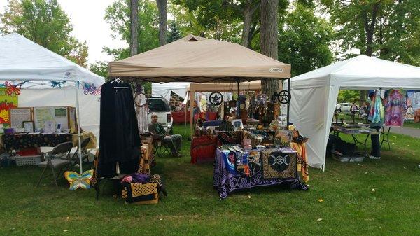 My booth at the Feary fest