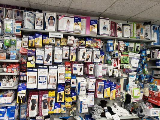 whole line of medical braces and compression socks