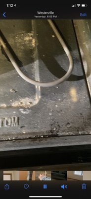 Dirty oven