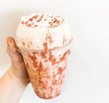 Strawberry Wedding Cake Shake