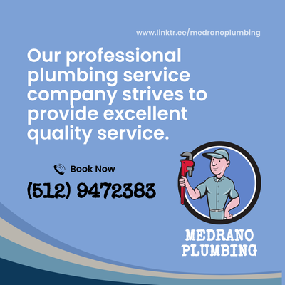 Our professional plumbing service company strives to provide excellent quality service.