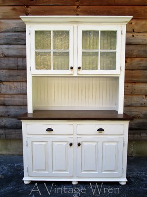 Country, farmhouse china hutch