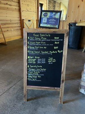 Daily specials