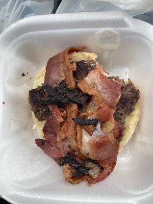 Single Bacon Burger