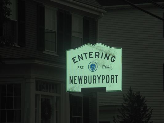 Entering Newburyport from Newbury.