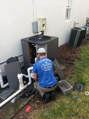 Heat pump replacement.