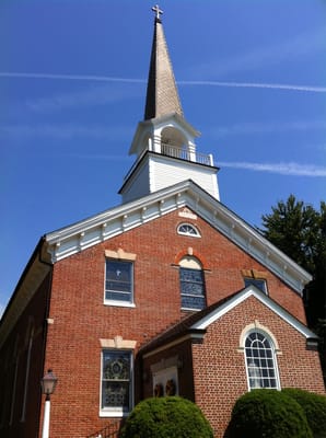 front of church.