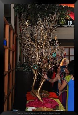 Bangle tree at mehndi event 8/8/14