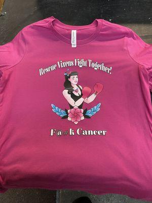 Cancer Fund raising shirt