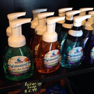 Wonderland foaming soap.