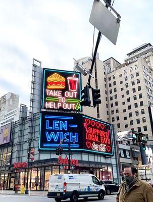 Lenwich Billboard at PENN