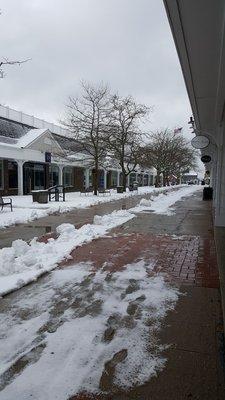 Looking Down the Middle of Long Wharf Shops