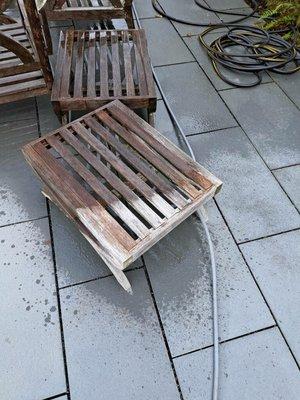 We power wash furniture too!