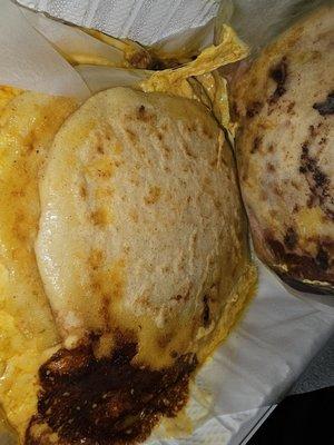 Cheese pupusas