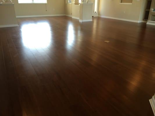 Hard wood flooring done by Matthew