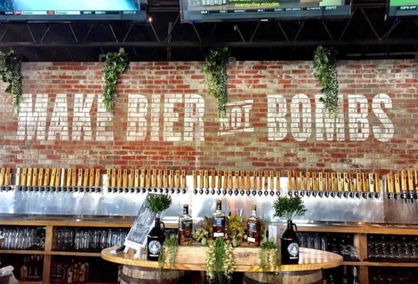 "Make Bier not Bombs."