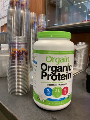 Organic Vegan Protein located at Nrgize Juicebar in Clifton NJ