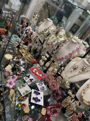 Vintage Costume Jewelry showcase