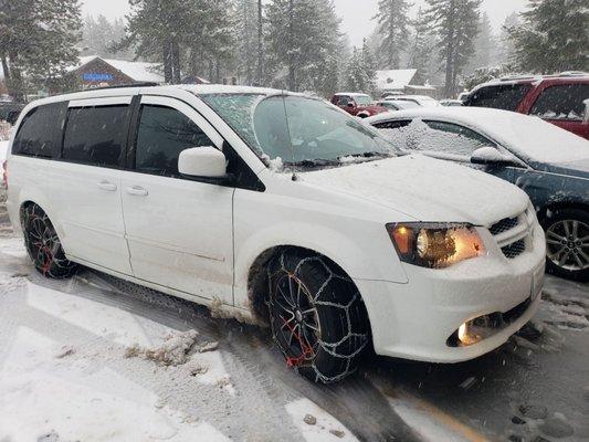 New tires for Tahoe Trip