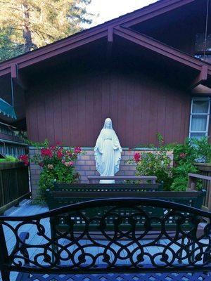 One of the many meditation areas around the retreat center.