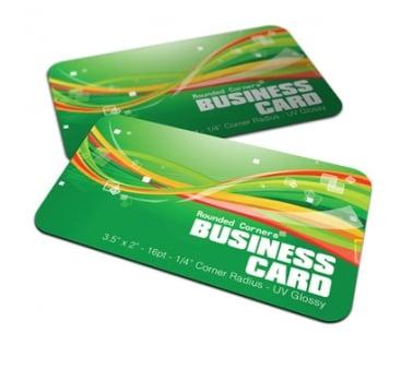 Full Color Premium Rounded Corners Business Cards.