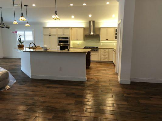 New tile plank floors. 3,300 sq ft