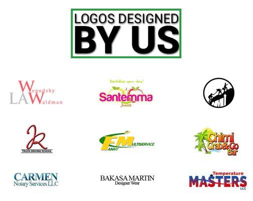 Logos Designed by us