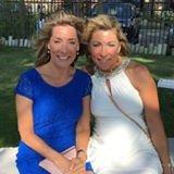 My sister Shari and me at my son's wedding.