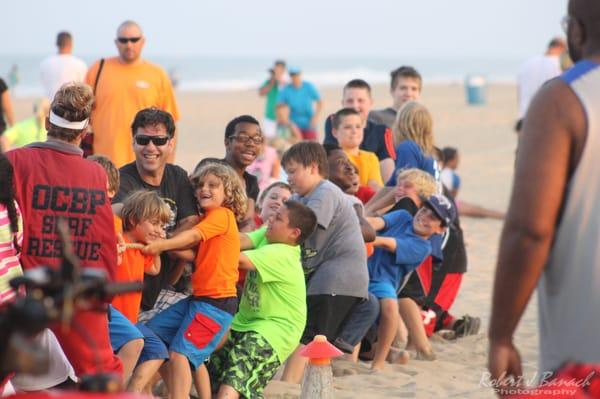 Tug-of-War at the Ocean City Family Olympics