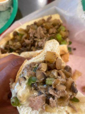 The Works Cheesesteak