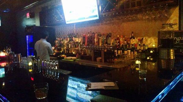 Nice bar setup here - we'll put together, and with bartenders who are, recently especially, very good!